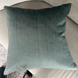 HORCHOW! 2 velvet Horchow pillows. Never used. 19 inch.  Paid 240 for both.